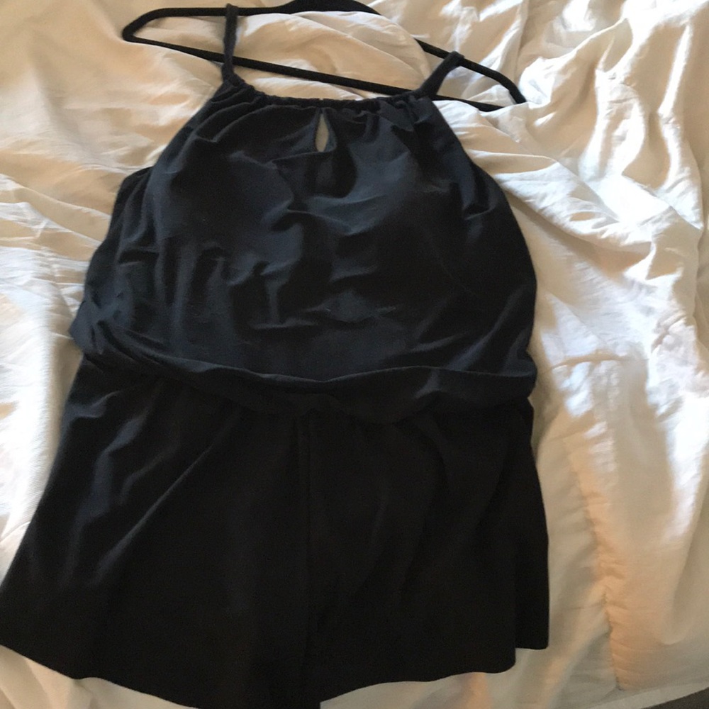 Black bathing suit plus size 16W